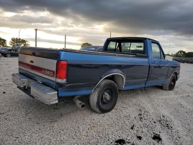 1FTDF15N9KPA09011 - 1989 FORD F150 BLUE photo 4