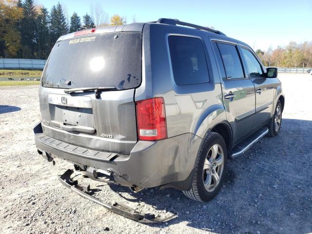 5FNYF4H53DB028634 - 2013 HONDA PILOT GRAY photo 4