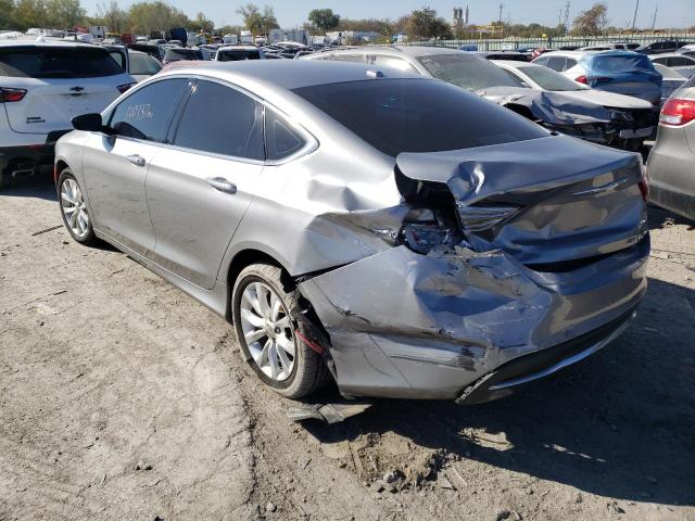 1C3CCCCB3FN701912 - 2015 CHRYSLER 200 C SILVER photo 3