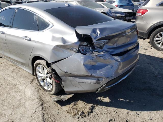 1C3CCCCB3FN701912 - 2015 CHRYSLER 200 C SILVER photo 9