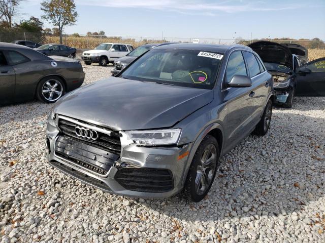 WA1GFCFS2GR019396 - 2016 AUDI Q3 PRESTIG GRAY photo 2