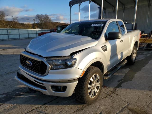 1FTER1EH8KLA91021 - 2019 FORD RANGER XL SILVER photo 2