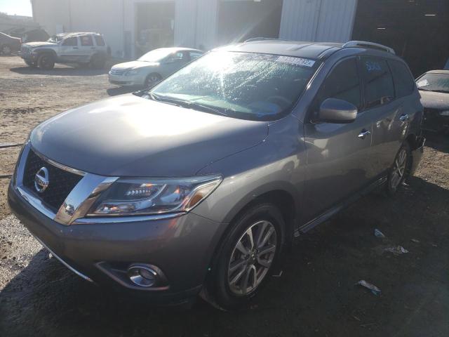 5N1AR2MN8FC669373 - 2015 NISSAN PATHFINDER GRAY photo 2