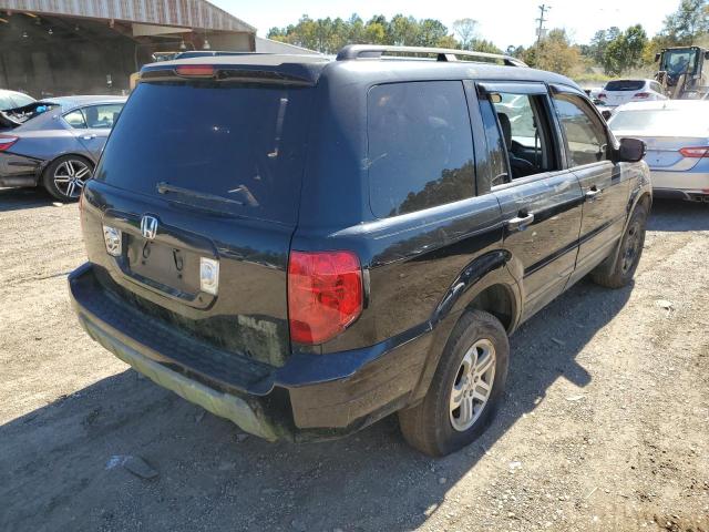 2HKYF18603H611525 - 2003 HONDA PILOT EXL BLACK photo 4