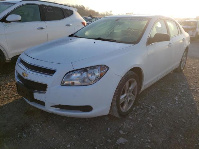 1G1ZA5EU4BF350026 - 2011 CHEVROLET MALIBU LS WHITE photo 2