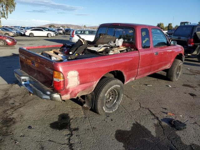 4TAWM72N3WZ025975 - 1998 TOYOTA TACOMA XTR BURGUNDY photo 4