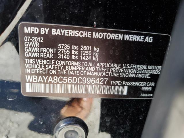 WBAYA8C56DC996427 - 2013 BMW 750 I BLACK photo 10