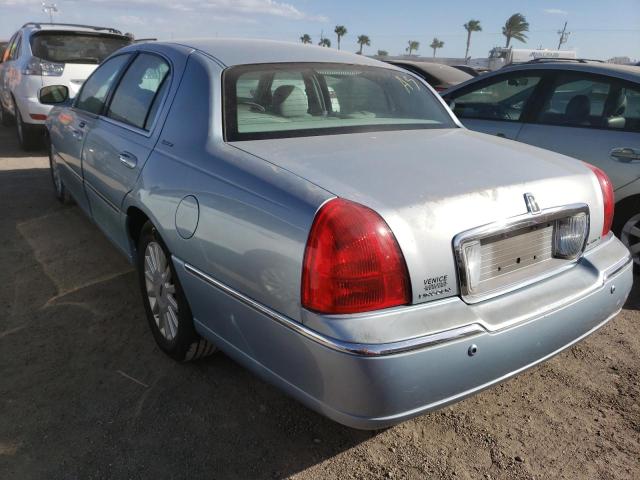 1LNHM81W25Y668623 - 2005 LINCOLN TOWN CAR S BLUE photo 3