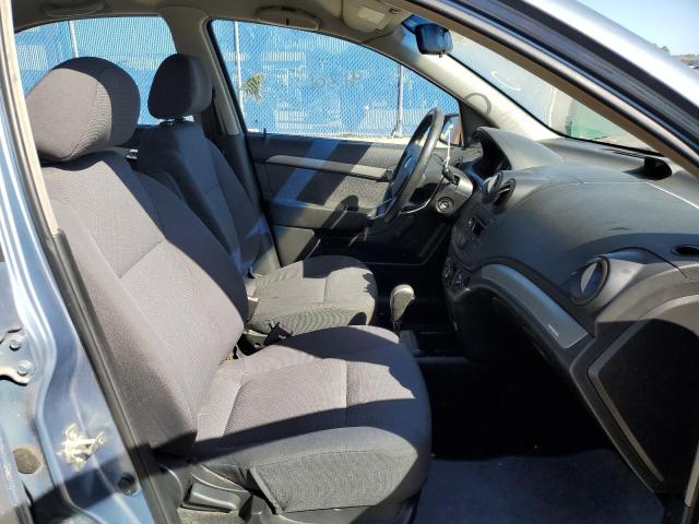KL1TD56687B175189 - 2007 CHEVROLET AVEO BASE BLUE photo 5