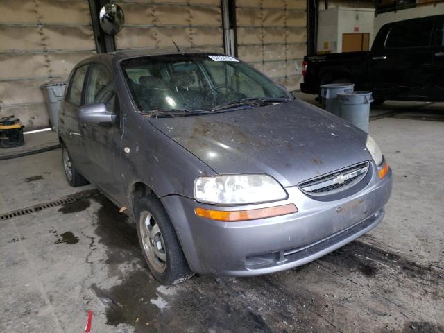 KL1TD66628B084409 - 2008 CHEVROLET AVEO BASE SILVER photo 1