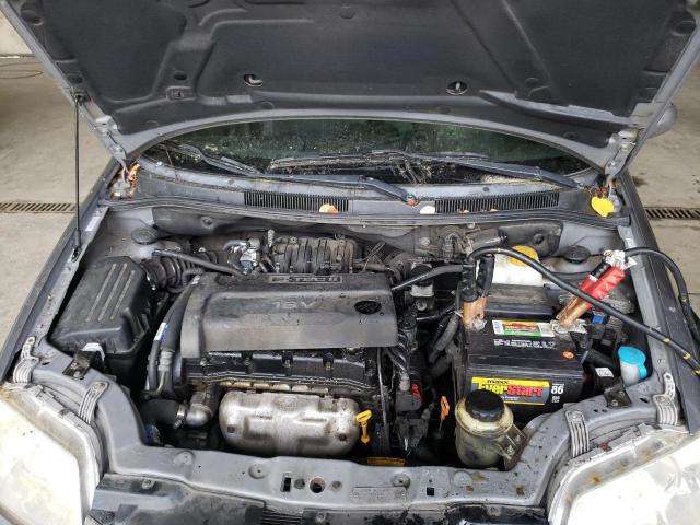 KL1TD66628B084409 - 2008 CHEVROLET AVEO BASE SILVER photo 7