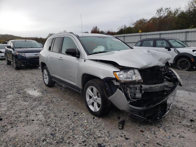 1C4NJCBA3CD660248 - 2012 JEEP COMPASS SILVER photo 1