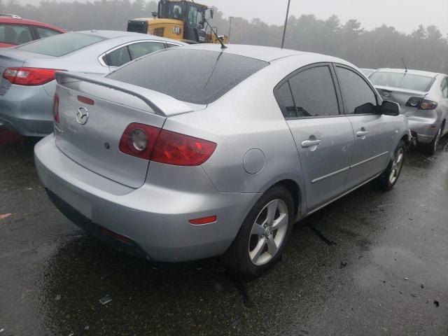 JM1BK32G361522719 - 2006 MAZDA 3 I SILVER photo 4