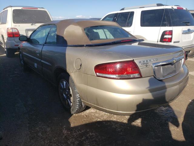 1C3EL65R54N316031 - 2004 CHRYSLER SEBRING LI BEIGE photo 3