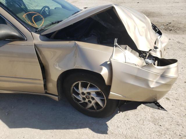 1G2NF52E43M625464 - 2003 PONTIAC GRAND AM S GOLD photo 10