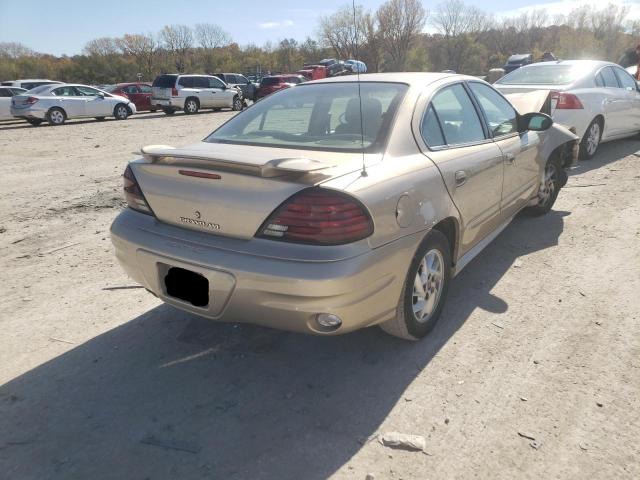 1G2NF52E43M625464 - 2003 PONTIAC GRAND AM S GOLD photo 4