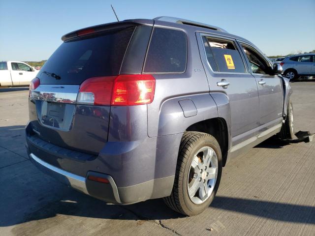 2GKALWEK6D6258145 - 2013 GMC TERRAIN BLUE photo 4