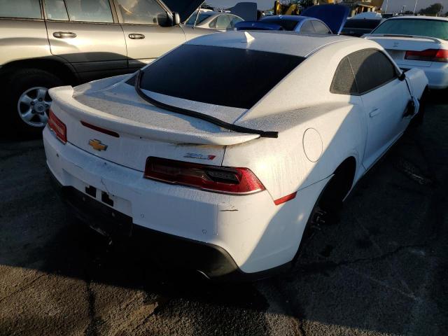 2G1FL1EP1F9801203 - 2015 CHEVROLET CAMARO ZL1 WHITE photo 4