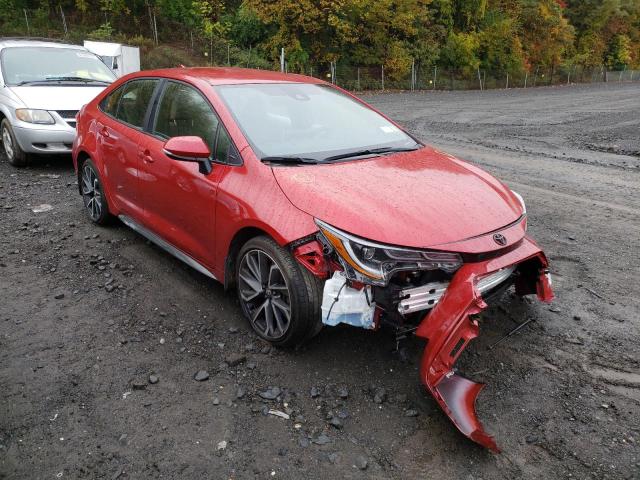 JTDS4MCE7MJ076357 - 2021 TOYOTA COROLLA SE RED photo 1