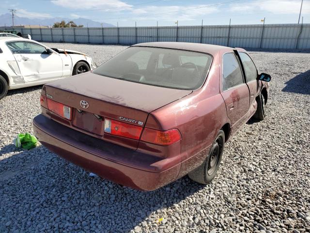 4T1BG22K31U021882 - 2001 TOYOTA CAMRY CE BURGUNDY photo 4