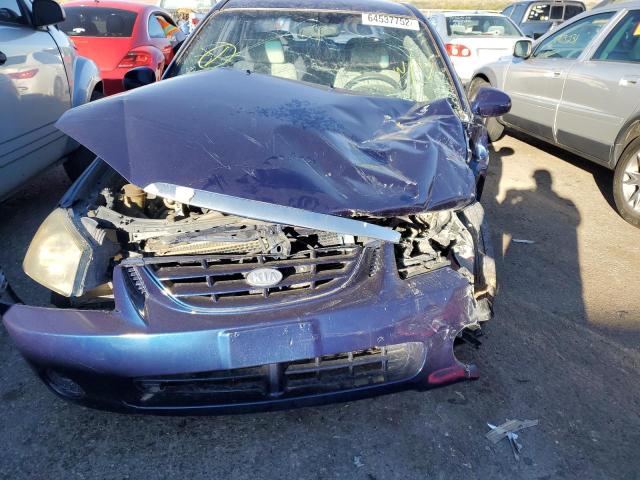 KNAFE121565360400 - 2006 KIA SPECTRA LX PURPLE photo 9