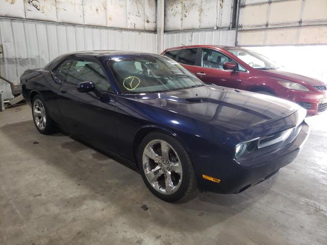 2C3CDYBT8EH111510 - 2014 DODGE CHALLENGER BLUE photo 1