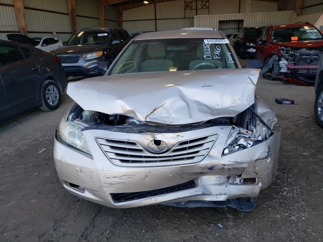 4T4BE46K07R011031 - 2007 TOYOTA CAMRY CE TAN photo 9