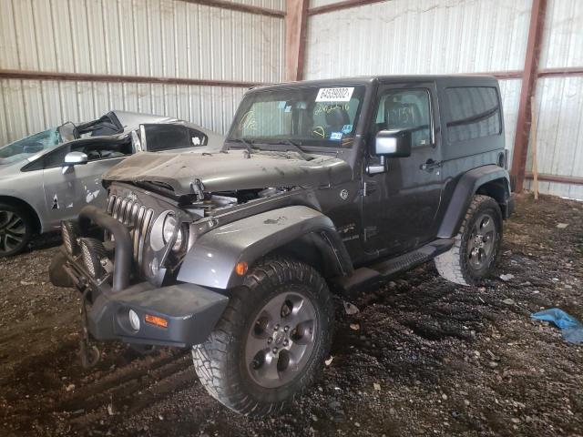 1C4AJWBG9GL262218 - 2016 JEEP WRANGLER S GRAY photo 2