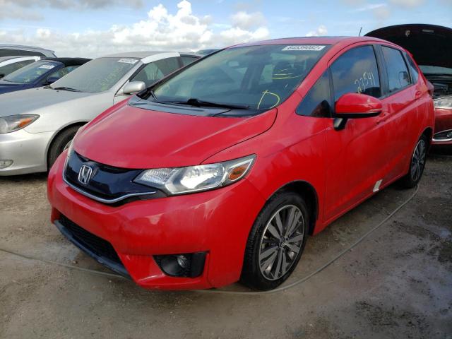 JHMGK5H83HS006373 - 2017 HONDA FIT EX RED photo 2