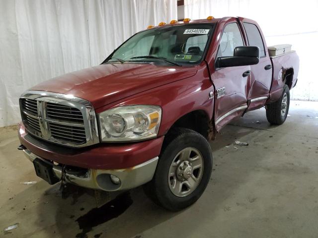 3D7KS28A98G117116 - 2008 DODGE RAM 2500 S MAROON photo 2