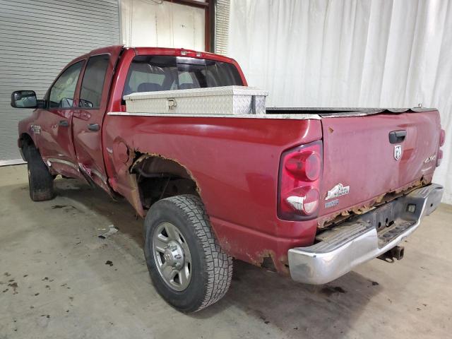 3D7KS28A98G117116 - 2008 DODGE RAM 2500 S MAROON photo 3