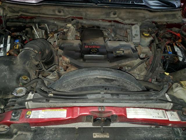 3D7KS28A98G117116 - 2008 DODGE RAM 2500 S MAROON photo 7