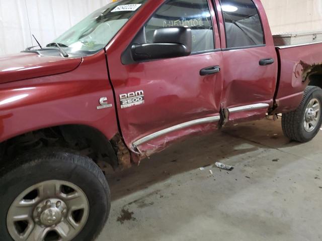 3D7KS28A98G117116 - 2008 DODGE RAM 2500 S MAROON photo 9