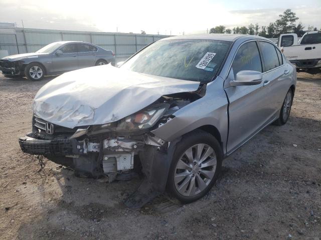 1HGCR2F8XEA077196 - 2014 HONDA ACCORD EXL SILVER photo 2