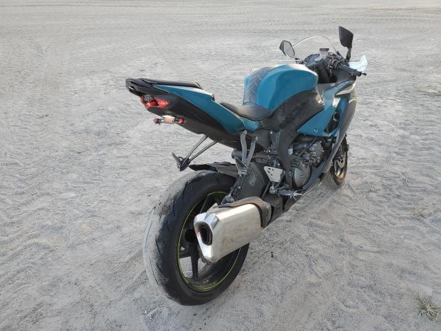 JKBZXJH18MA008584 - 2021 KAWASAKI ZX636 K TEAL photo 4