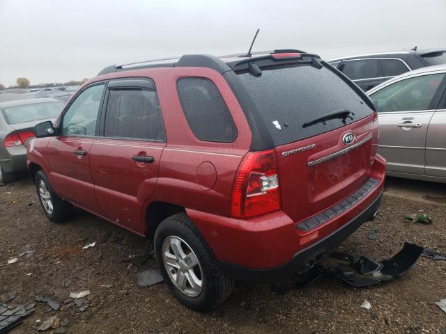 KNDJF723997615587 - 2009 KIA SPORTAGE RED photo 3