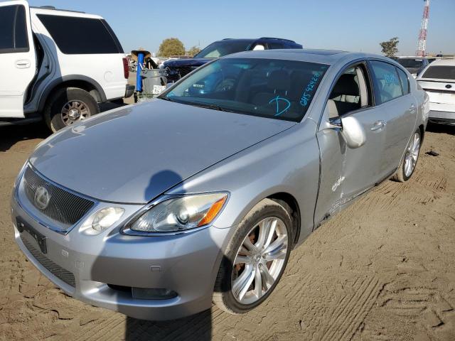 JTHBC96S575004232 - 2007 LEXUS GS 450H SILVER photo 2