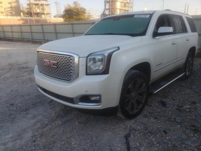 1GKS1CKJ2FR730059 - 2015 GMC YUKON DENA WHITE photo 2