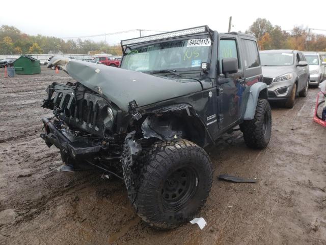 1J4AA2D18BL640680 - 2011 JEEP WRANGLER S GREEN photo 2