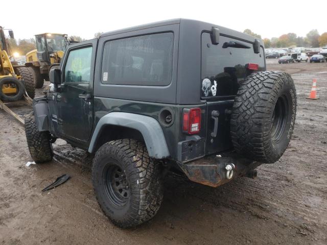 1J4AA2D18BL640680 - 2011 JEEP WRANGLER S GREEN photo 3