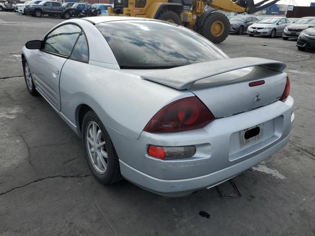 4A3AC44G22E007562 - 2002 MITSUBISHI ECLIPSE GT SILVER photo 3