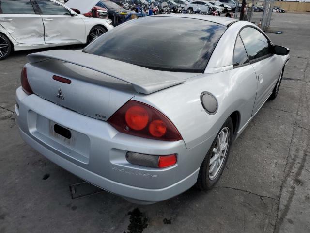 4A3AC44G22E007562 - 2002 MITSUBISHI ECLIPSE GT SILVER photo 4