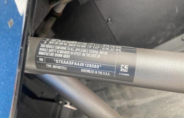 57XAASFA4J8128880 - 2018 POLARIS SLINGSHOT BLACK photo 10