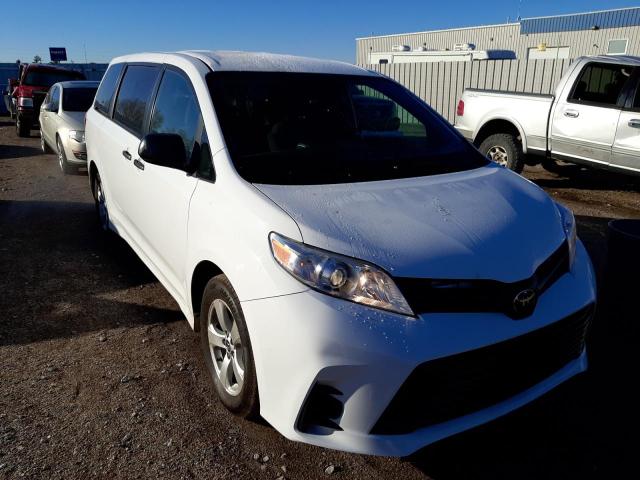 5TDZZ3DC6LS032388 - 2020 TOYOTA SIENNA L WHITE photo 1