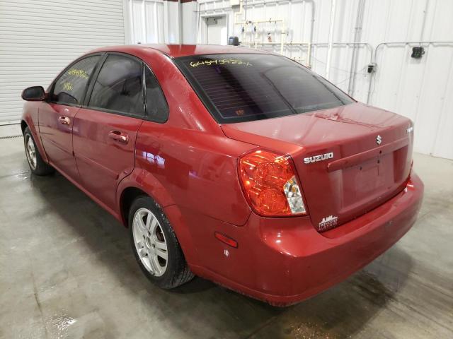 KL5JD56Z17K572369 - 2007 SUZUKI FORENZA RED photo 3