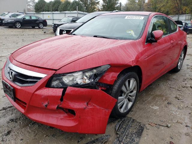 1HGCS1B89CA015225 - 2012 HONDA ACCORD EXL RED photo 2