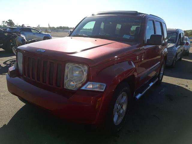 1J8GN28K49W543615 - 2009 JEEP LIBERTY SP RED photo 2