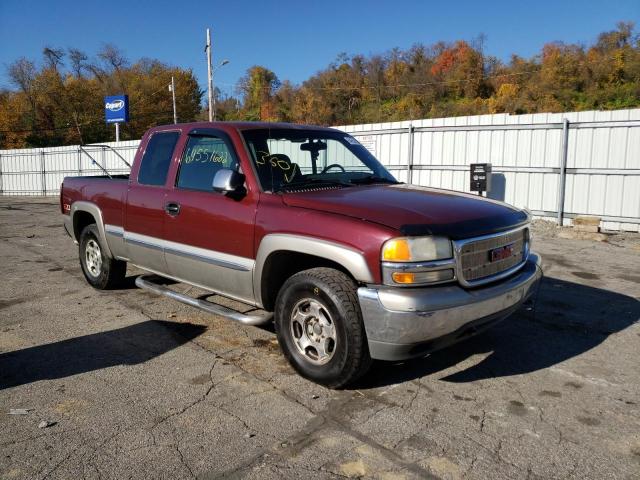 1GTEK19T8YE382196 - 2000 GMC SIERRA MAROON photo 1