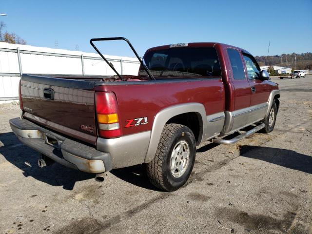 1GTEK19T8YE382196 - 2000 GMC SIERRA MAROON photo 4