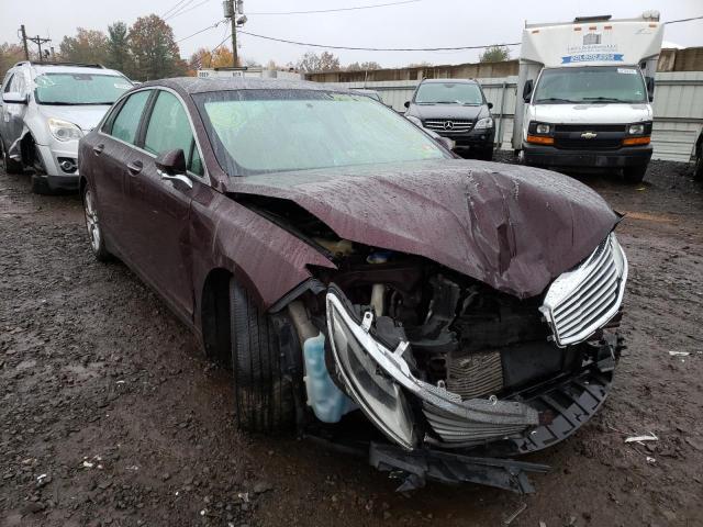 3LN6L2J91DR810877 - 2013 LINCOLN MKZ BURGUNDY photo 1